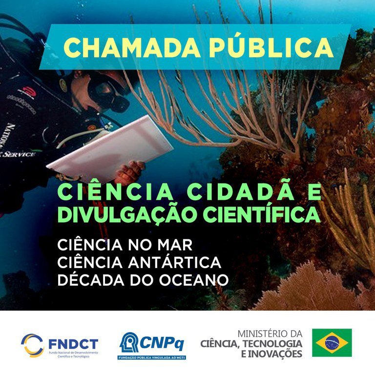 Aberta Chamada Pública de R$6 milhões para ações de ciência cidadã e divulgação científica