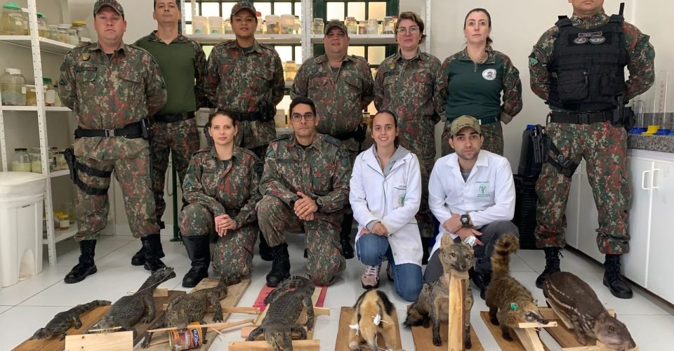 PMA e UEMS de Aquidauana ministram curso de taxidermia de animais silvestres e Educação Ambiental para Policiais, alunos e comunidade a partir de amanhã