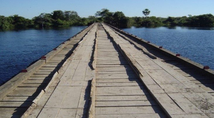 Reforma em ponte sobre o Rio Nabileque começa neste sábado no Pantanal
