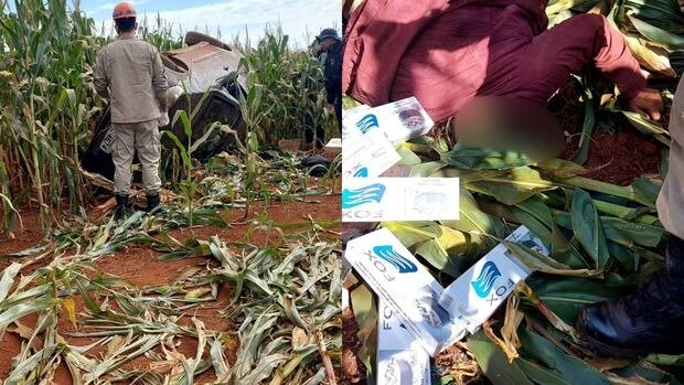 Sinistro de Trânsito Fatal, vítima morre prensada sob veículo após capotamento