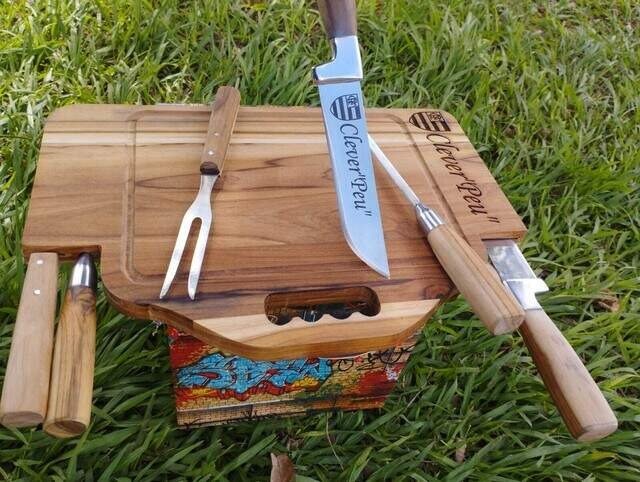Kit personalizado de churrasco é acertar em cheio no Dia dos Pais