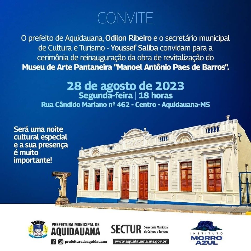Reinauguração hoje, às 18h – Venha com sua família e amigos participar dessa noite cultural tão especial!!!