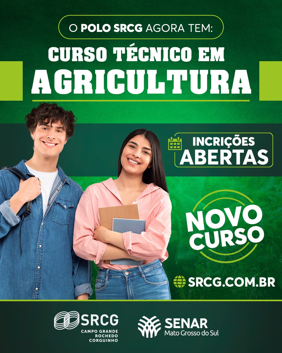 Inscrições abertas para novo curso Técnico em Agricultura no Sindicato Rural de Campo Grande