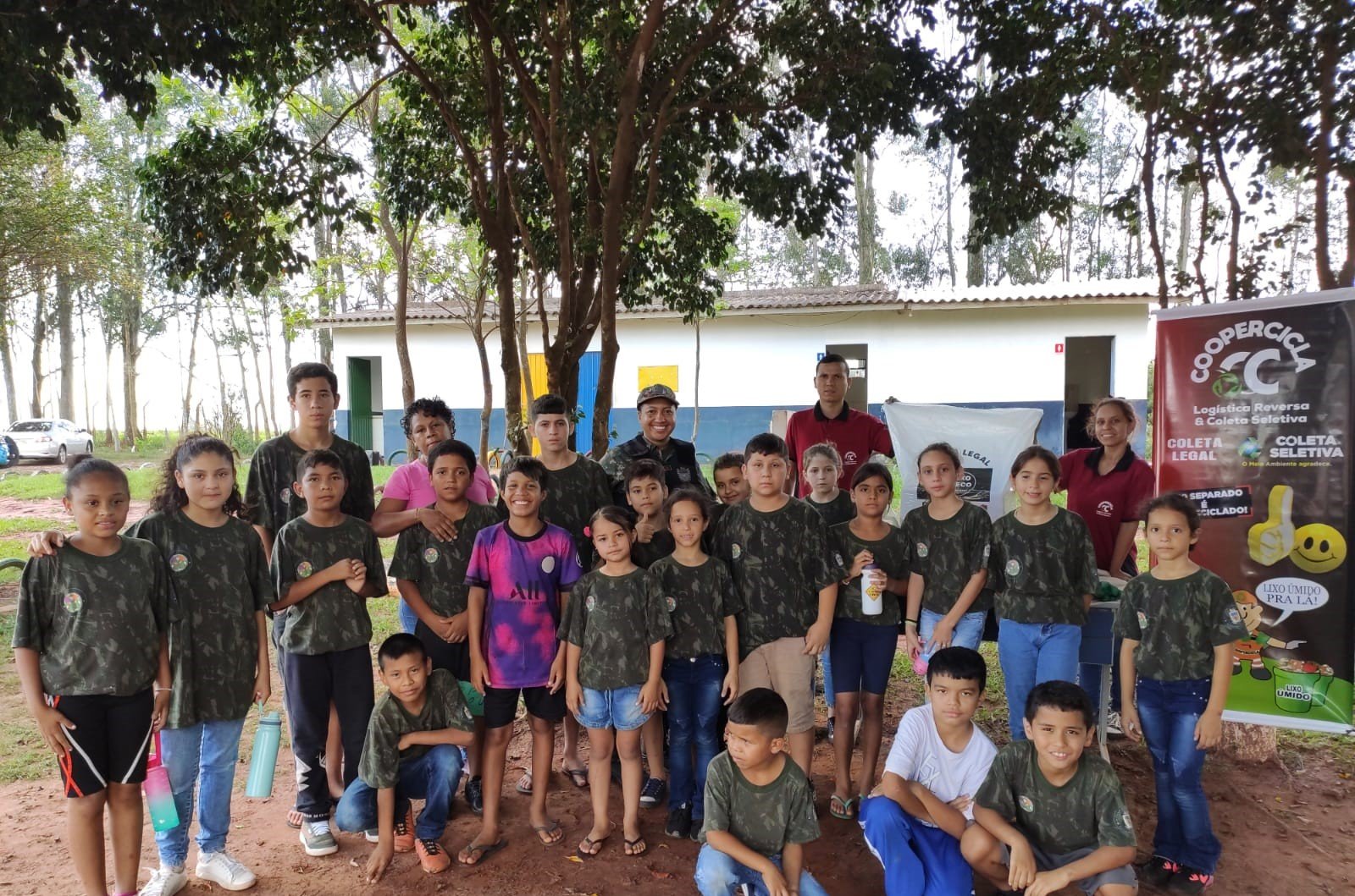 Projeto Florestinha de Amambai realizou visita técnica em Cooperativa de coleta e reciclagem