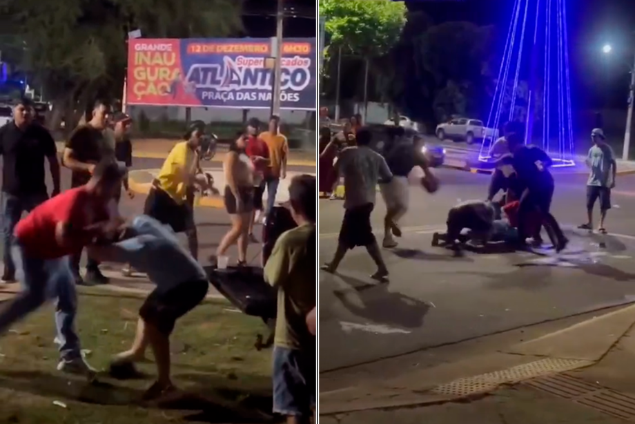 Bebedeira gera confusão na Avenida Pantaneta, em Aquidauana; veja o vídeo