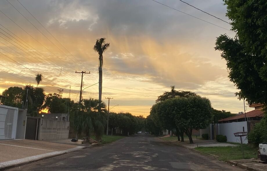 Aquidauana tem máxima prevista de 33ºC e chuvas isoladas hoje