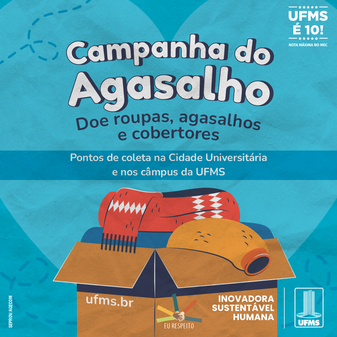 Campanha do agasalho incentiva solidariedade em todos os campus