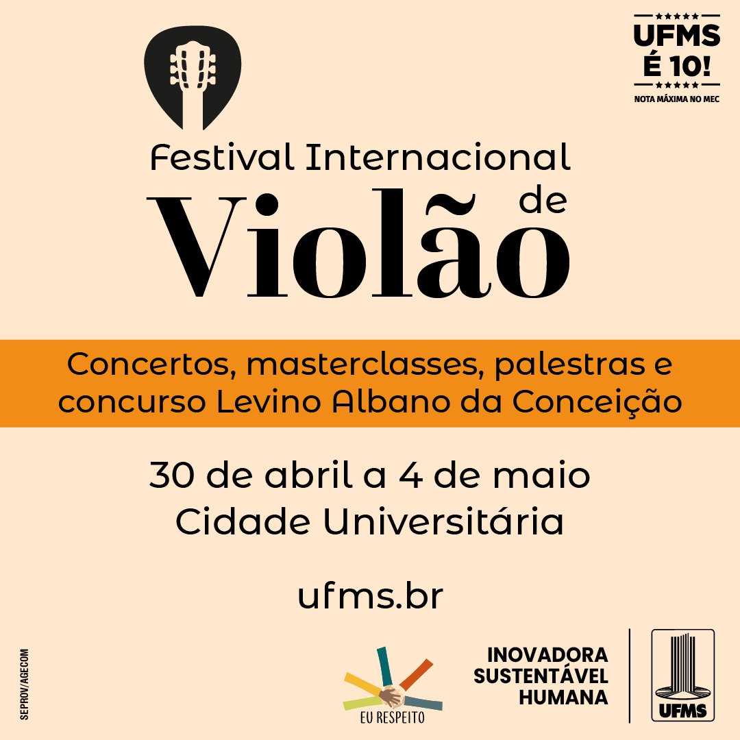Festival Internacional de Violão de 2025 homenageia Levino Albano da Conceição