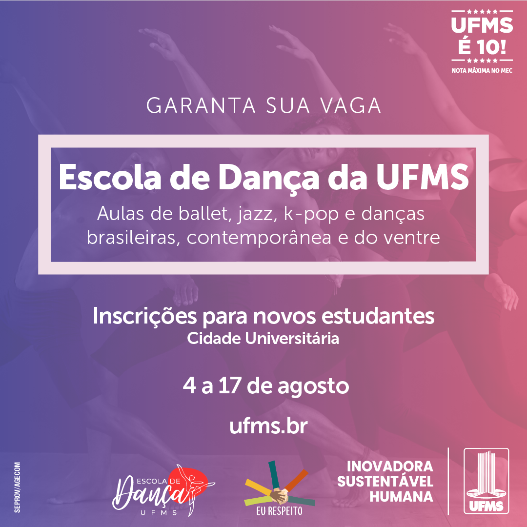 Escola de Dança abre inscrições para aulas na Cidade Universitária