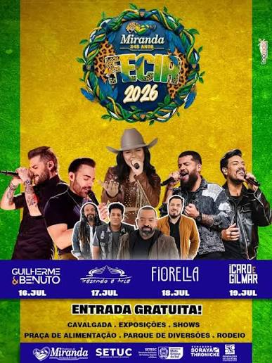21ª Cavalgada Ecológica abre programação da FECIR e celebra os 248 anos de Miranda